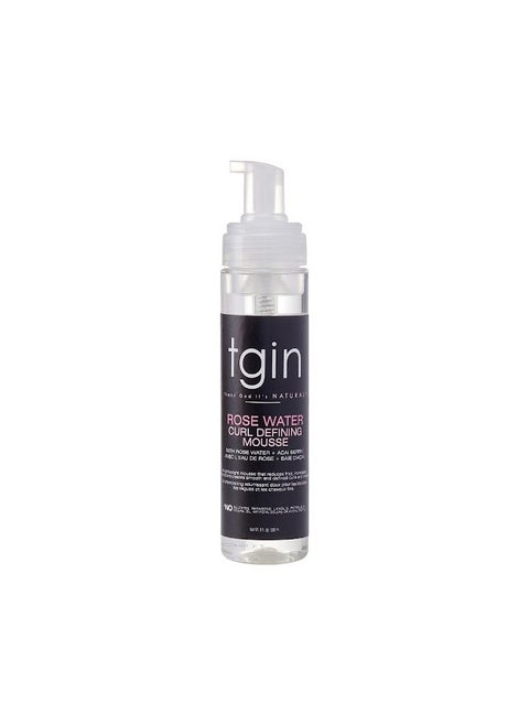TGIN ROSE WATER CURL DEFINING MOUSSE 236ml‏