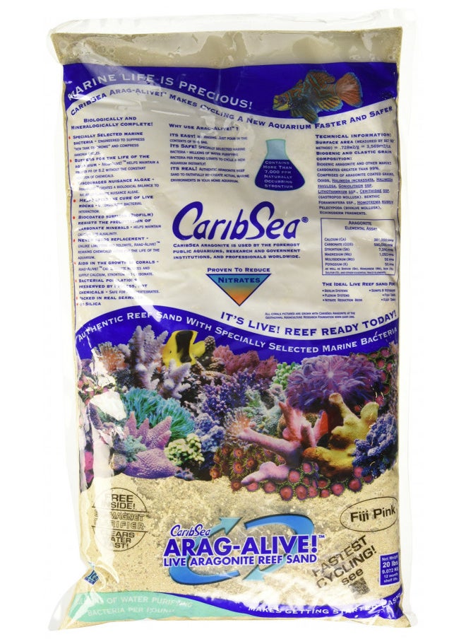 CaribSea Arag-Alive 20 lb Fiji Pink Sand - pzsku/Z1ED03B6F52D89BEF418FZ/45/_/1731077867/49769b20-db7d-4f36-8b61-a7ceb6faa391