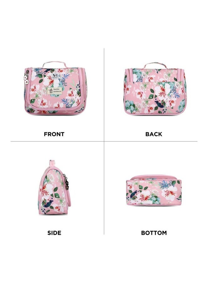 NFI essentials NFI essentials Multifunctional Cosmetic Bag with Hook for Travel, Make up Organiser Storage, Cosmetic Pouch, Vanity Bag for Ladies  - Image 2