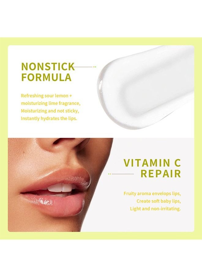 3Q beauty - Fruit Moisturizing Lip Oil,No-Sticky Lip Gloss Lip Balm Lip Care,Fruit Flavoured Lip Oil For Dry Lip's Moisturizing Hydrating And Nourishing (Avocado) - Image 1
