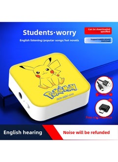 ماركة غير محددة مشغل موسيقى Mp3 Walkman Mini للفتيات يستمع إلى الأغاني للمدرسة الثانوية الإعدادية الإنجليزية الاستماع للرياضة صغير Mp4 فراولة - لون الجسم: Bikachu - سعة الذاكرة: بطاقة ذاكرة سماعة رأس MP3 مع 500 أغنية]  - Image 1