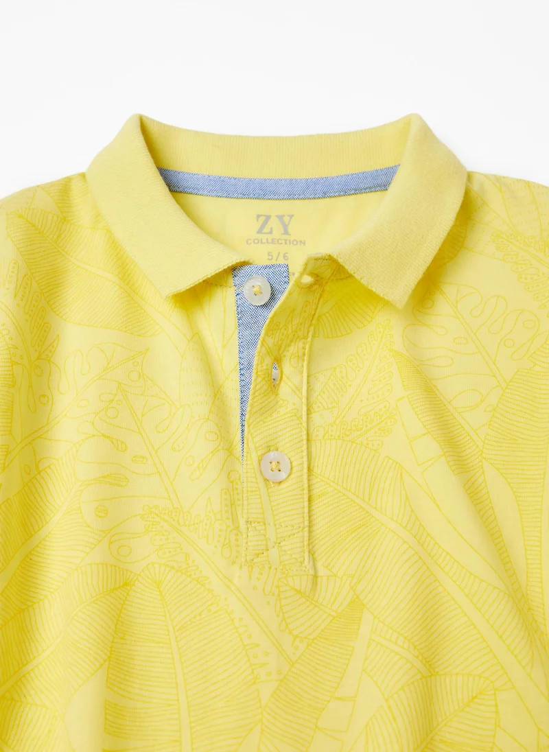 Zippy Zippy Cotton Polo Shirt For Boys Nature
