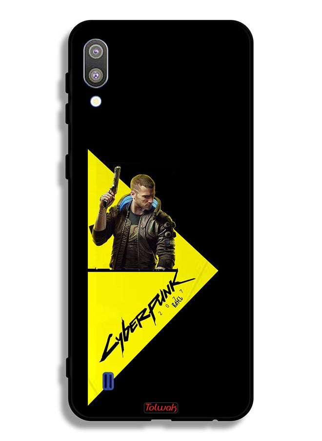 Tolwak - Samsung Galaxy M10 Protective Case Cover Cyberpunk 2077 - Image 1