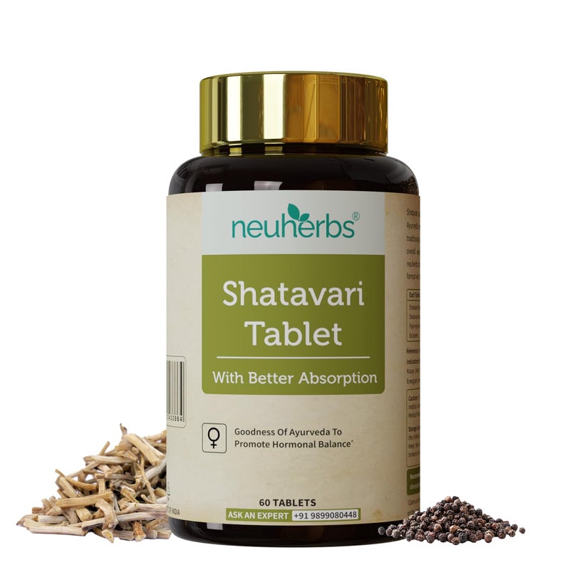 Neuherbs Shatavari 60 Tablets - Image 1
