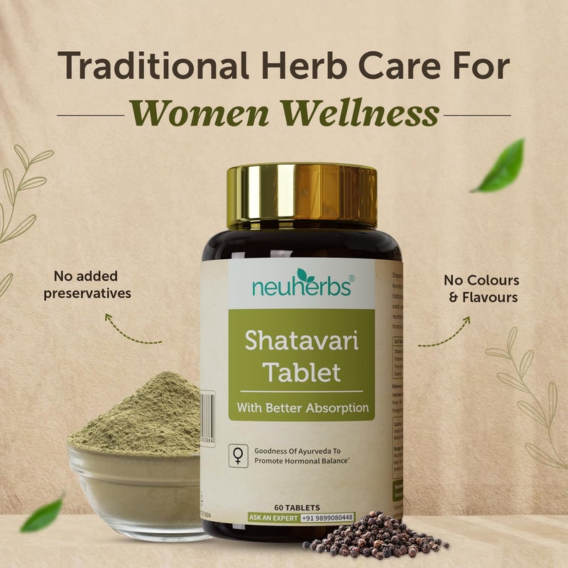 Neuherbs Shatavari 60 Tablets - Image 5