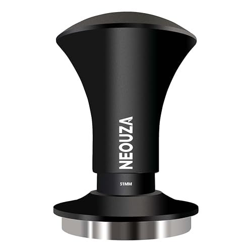 NEOUZA Espresso Tamper V2 50.8mm Dual Calibrated Spring Loaded for Coffee Machine Portafilter, Anti Pressure Deflection, Refined Handle, Stainless Ripple Base - Image 1