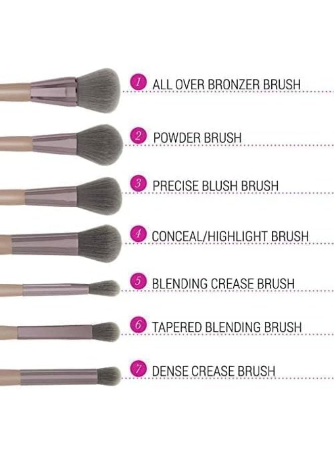 بي إتش كوزماتكس مجموعة فرش لافيش إليجانس من 15 قطعة مع حقيبة مستحضرات تجميل من بي إتش كوزماتيكس - Image 2