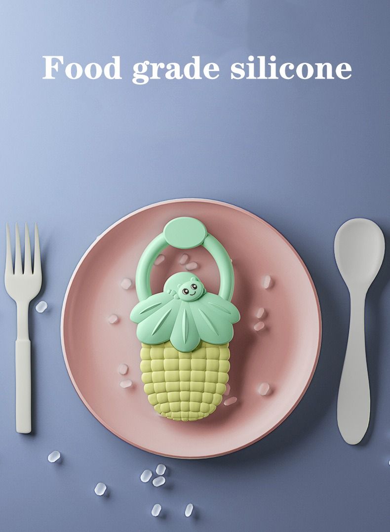 MissTiara Baby Teether Toy Rattle for Baby Toys with Storage Box -13 Pcs BPA Free Soft Silicone Teething Toys Newborn Baby Sensory Toys Gifts  for Early Educational (13PC) - Image 5