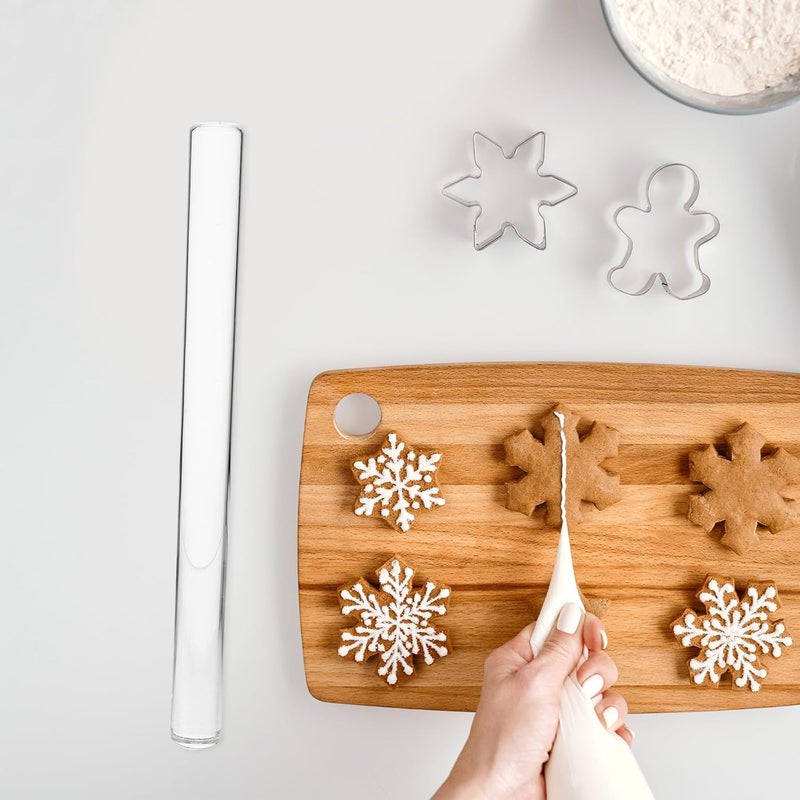 Acrylic Rolling Pin Non-stick Small Pasta Dough Roller Pin for Baking and Dumpling Use Kitchen Tool - Image 5