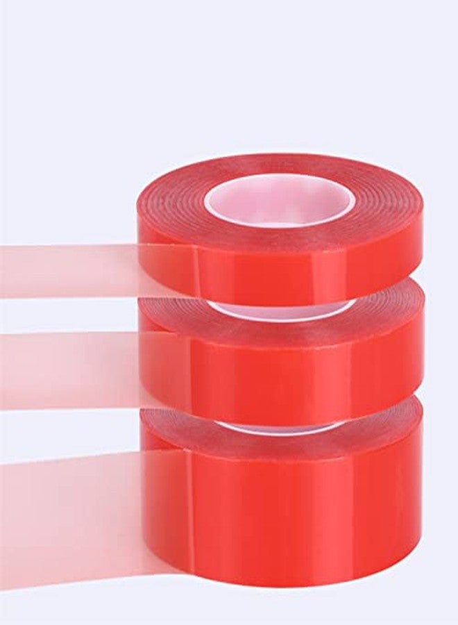oddpod™ 12mm Red Double Side Strong Polyster/Acrylic Transparent Tacky Tape 12mm x 25 Metres - Image 4