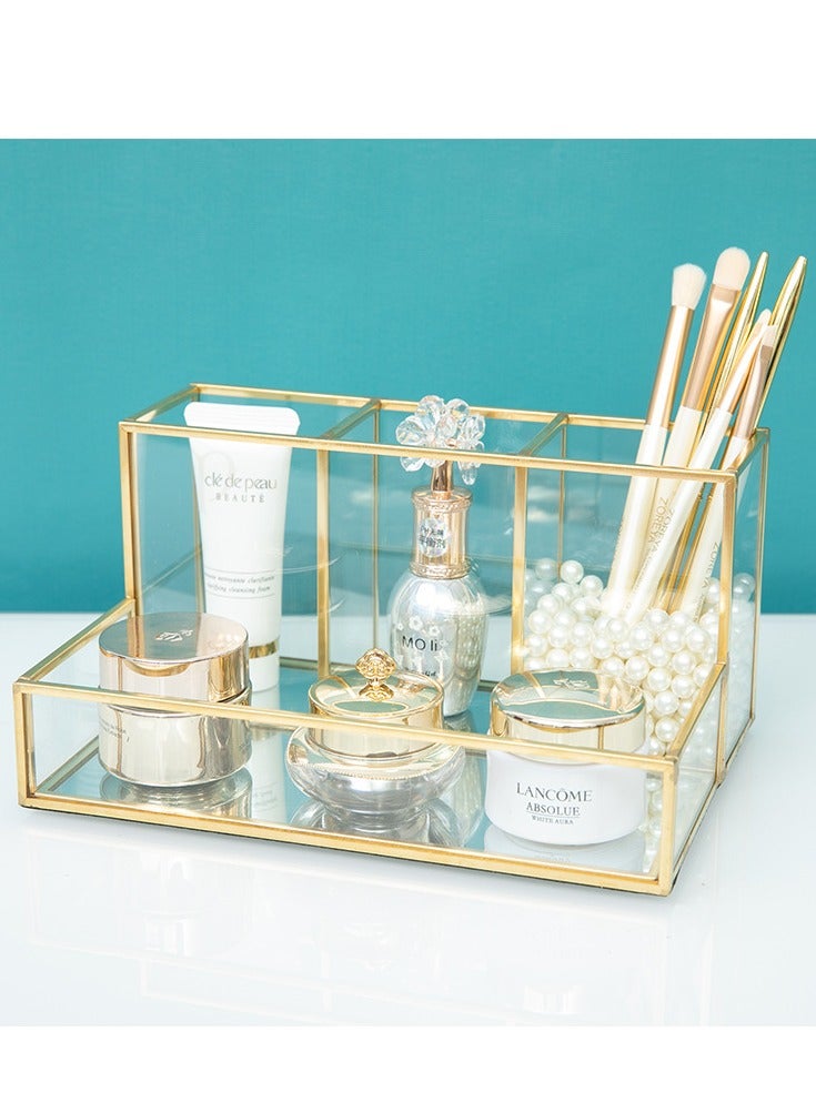 مستحضرات التجميل منظم تخزين مستحضرات التجميل منظم تخزين مستحضرات التجميل فرشاة الشعر - Image 2