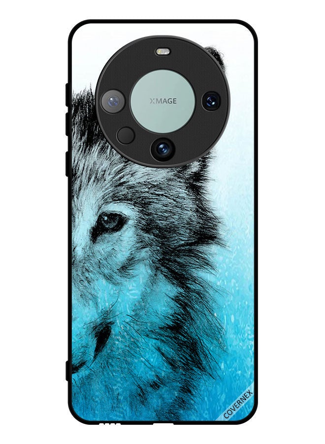 Covernex Protective Case Cover For Huawei Mate 60 Pro Plus Half Wolf Face - Image 1