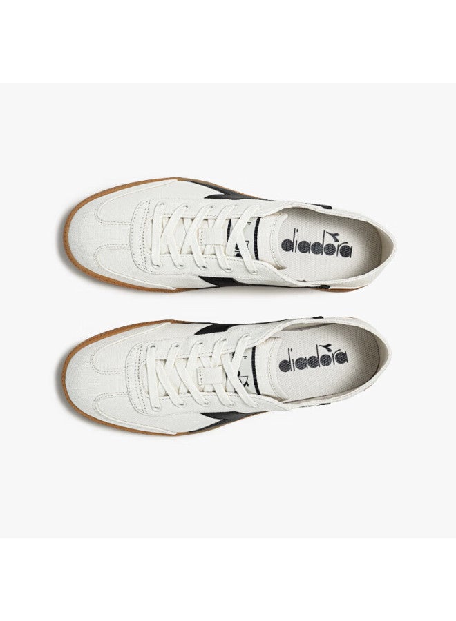 Diadora Men'S And Women'S Slip-On Casual Shoes, Saunter, Beige/Black, Size 36 - Image 4