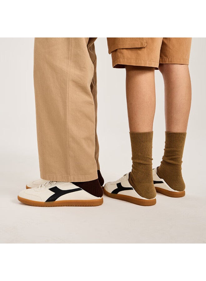Diadora Men'S And Women'S Slip-On Casual Shoes, Saunter, Beige/Black, Size 36 - Image 1