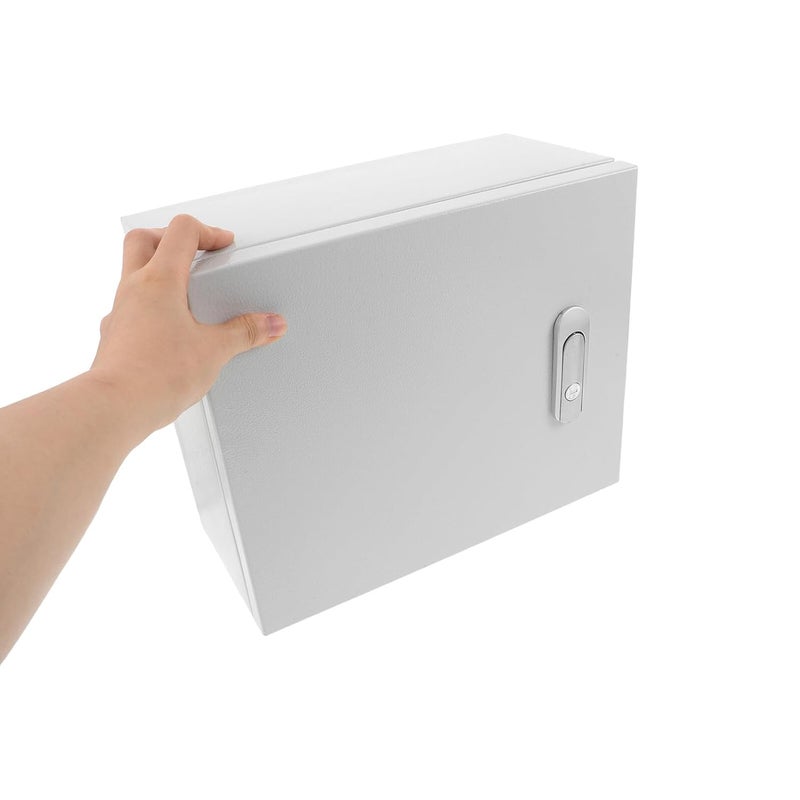 Wall Mounted Weatherproof Electrical Junction Box With Lock And Keys For Outdoor Utility - Image 5