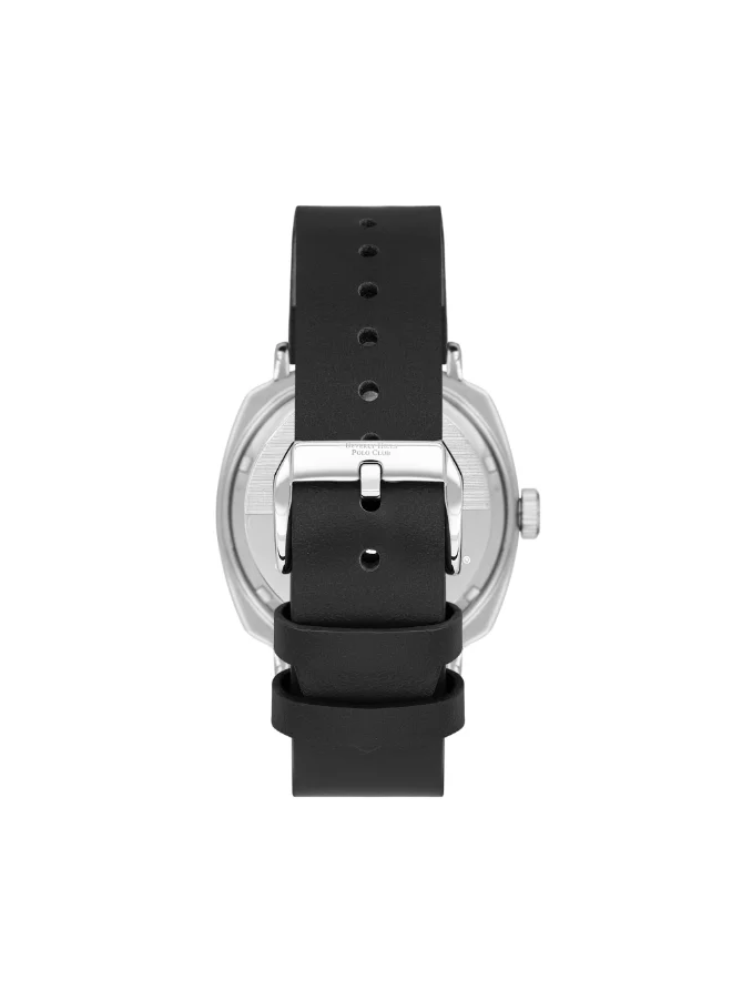 BEVERLY HILLS POLO CLUB BEVERLY HILLS POLO CLUB BP3732X.351 Men Analog Display Watch & Leather Strap Black
