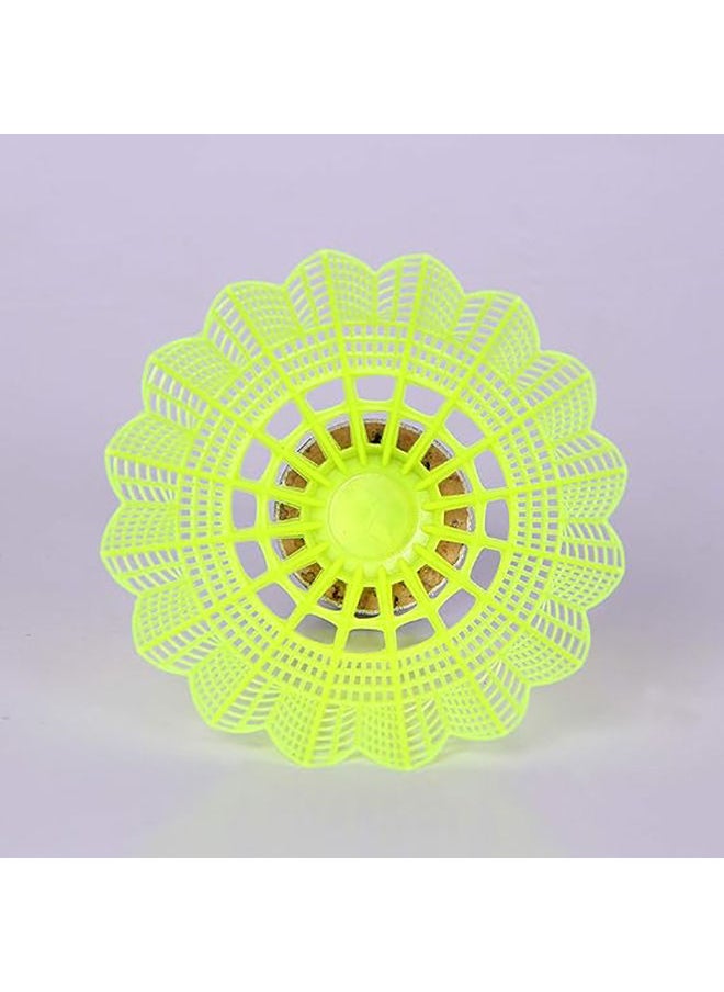 Nivia - 701 Nylon Badminton Shuttlecocks | Medium Speed | High Quality | Cork With Green Band | Pack of 6 - Image 1