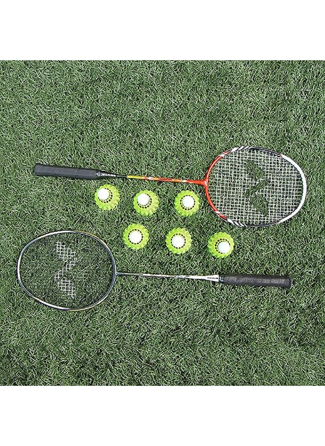 Nivia - 701 Nylon Badminton Shuttlecocks | Medium Speed | High Quality | Cork With Green Band | Pack of 6 - Image 1