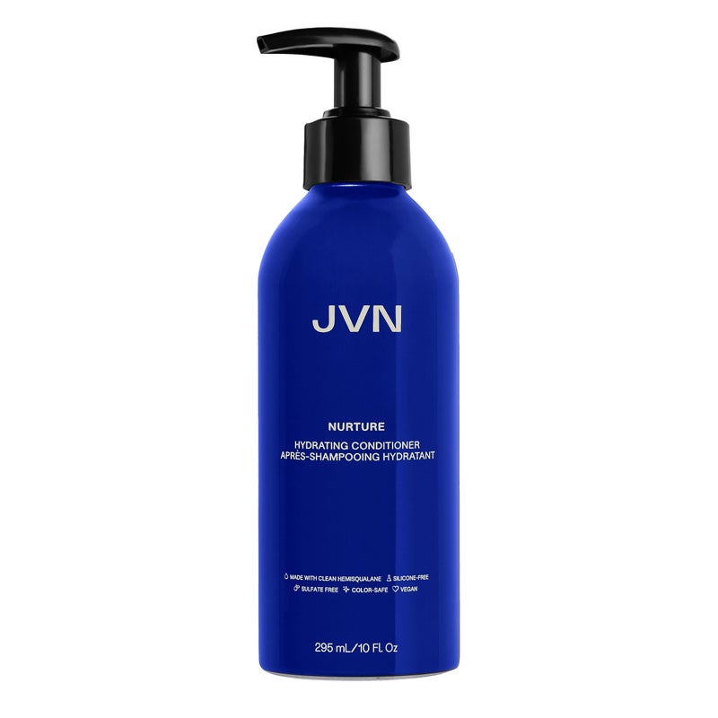 JVN Nurture Hydrating Conditioner, 10 Fl Oz, Detangles & Softens Hair, Moisture and Deeply Nourishing Conditioner, Color Safe Hair Care for Women and Men, Non-Toxic, Silicone and Paraben Free - Image 1