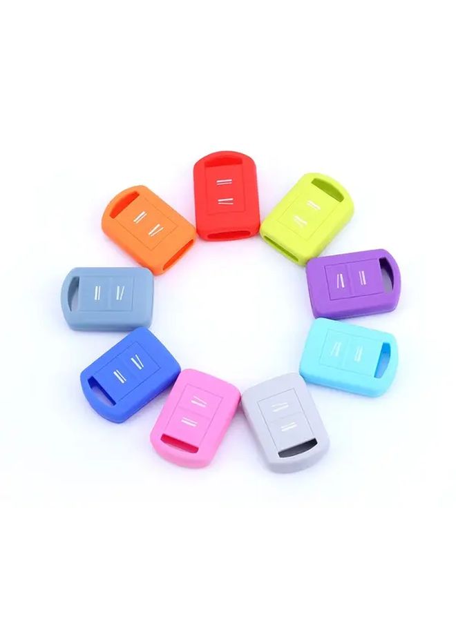 Red Silicone Car Key Fob Cover Case 2 Button Universal Fit For Opel Vauxhall - Image 4