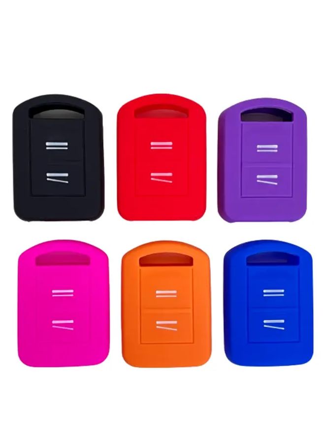 Red Silicone Car Key Fob Cover Case 2 Button Universal Fit For Opel Vauxhall - Image 1