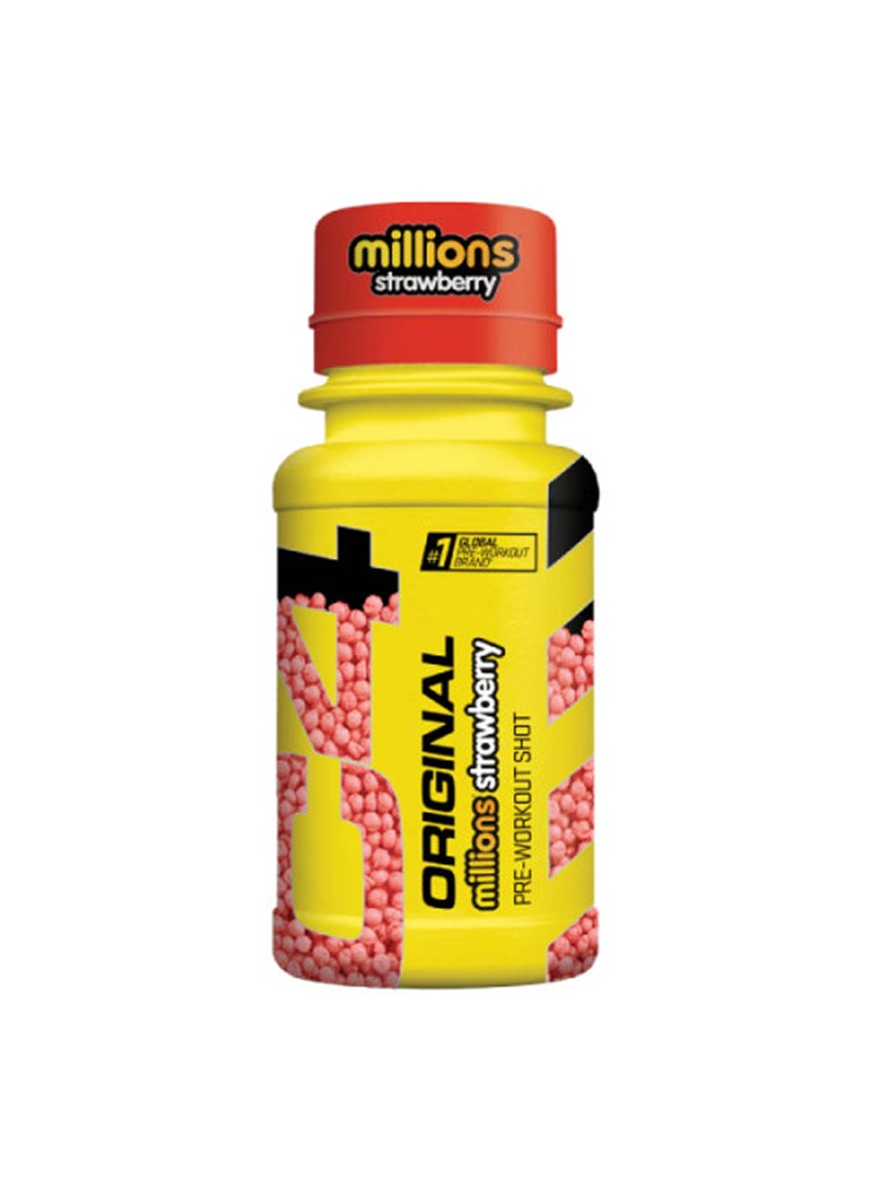 C4 Millions Strawberry Power Shot 60ml - Image 1