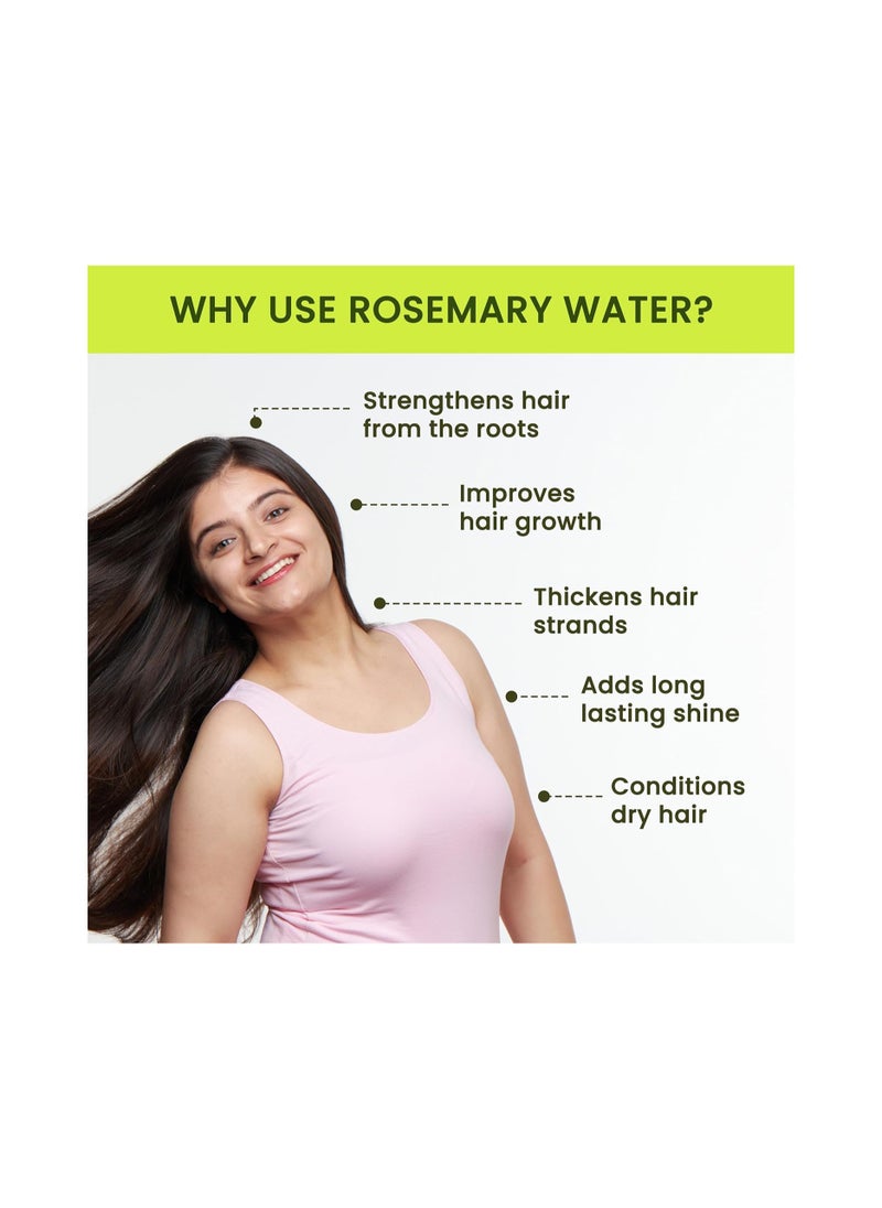 ALPS GOODNESS - Alps Goodness Rosemary Water Spray For Hair Growth (200 ml) | Hair Spray for Regrowth | Rosemary Hair Mist | Adds Shine | Helps Reduce Hairfall | Strengthens Hair | Suitable For All Hair Types - Image 1