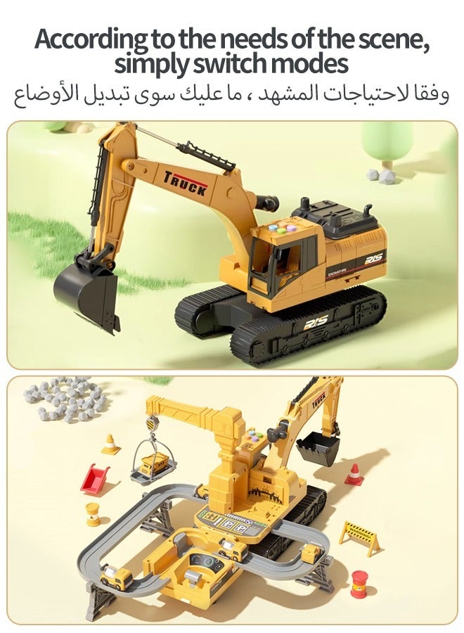 Engineering Track Car Toy Gift Year Old Boy Kid Boy Construction Toy Kid Toddler Years Old Birthday Gift Toy Vehicle Playset Boys Girls - Image 2