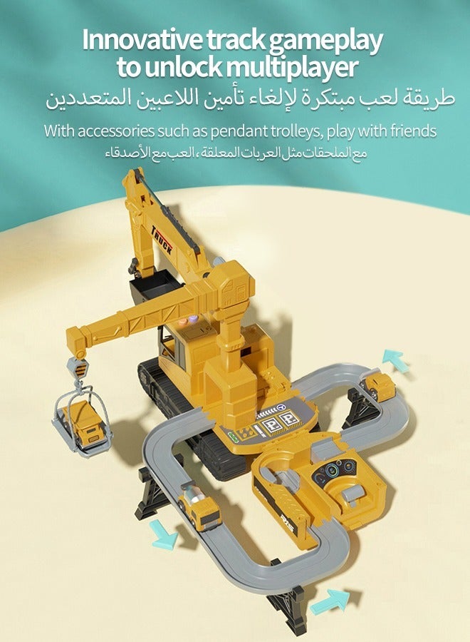 Engineering Track Car Toy Gift Year Old Boy Kid Boy Construction Toy Kid Toddler Years Old Birthday Gift Toy Vehicle Playset Boys Girls - Image 3