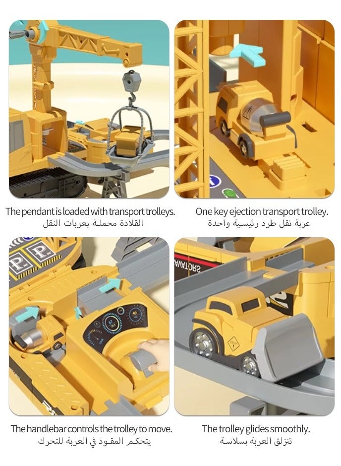 Engineering Track Car Toy Gift Year Old Boy Kid Boy Construction Toy Kid Toddler Years Old Birthday Gift Toy Vehicle Playset Boys Girls - Image 5