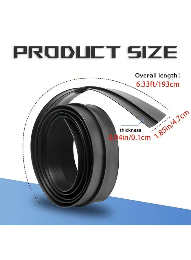 Universal 194cm Rubber Seal Strip For Double Flap Rear Doors And RV Roof Box Cover - Image 3
