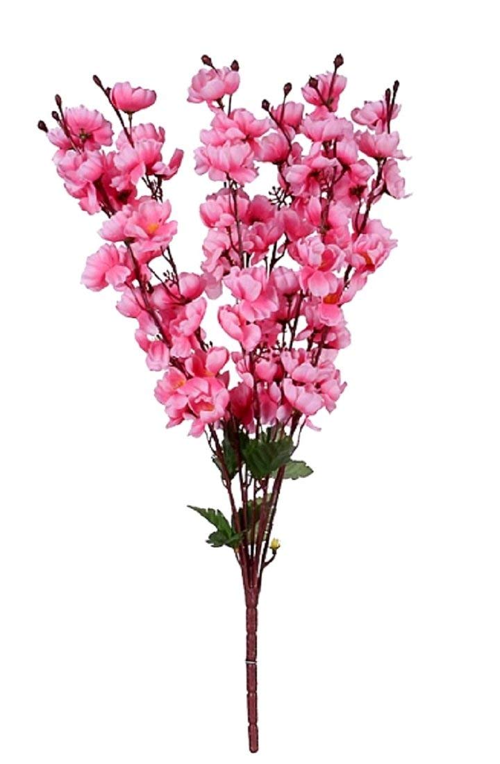 Generic Artificial Orchid Flowers 7 Stick Bunch Without Pot 