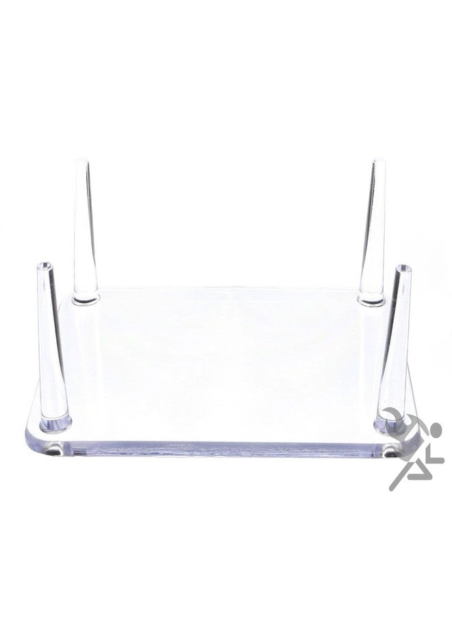 OnFireGuy 6.25" Four-Peg Acrylic Display Stand Easel | 2-1/4" H x 6-1/4" W x 4-1/2" D | Ideal for Displaying Hunting Decoys, Geodes, Fossils, Minerals, and Much More - Image 2
