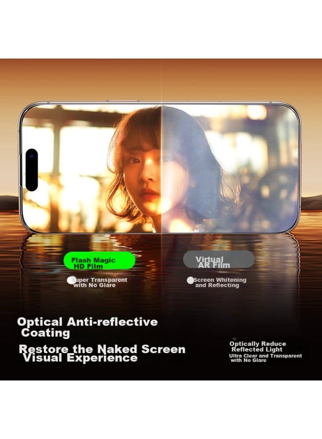 Smartdevil Tempered Glass Screen Protector For Apple Iphone 16 Pro Max, Anti-shock, Anti-dust, Full Coverage, Anti-fingerprint, Ultra-thin, Large Window, Dust-free, High Definition, No White Edges - Image 3