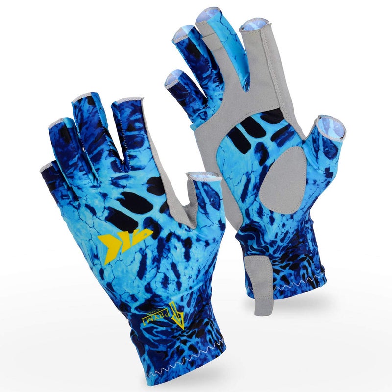 Kastking KastKing Sol Armis Sun Gloves UPF50+ Fishing Gloves UV Protection Gloves Sun Protection Gloves Men Women for Outdoor, Kayaking, Rowing, Shoreline Prym1,Large - X-Large - Image 1