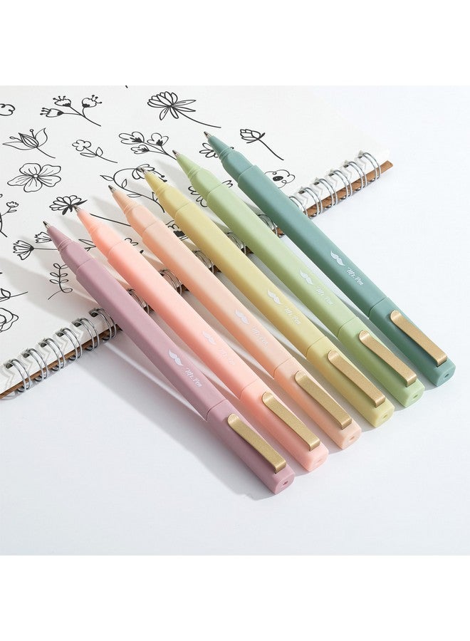 Mr. Pen - Aesthetic Pens, 6 Pack, Black Ink, Fast Dry, No Smear Bible Pens No Bleed Through, Fine Point Pen, Ballpoint Pens Ballpoint, Fine Tip Pens For Note Taking, Pens Aesthetic - Image 3