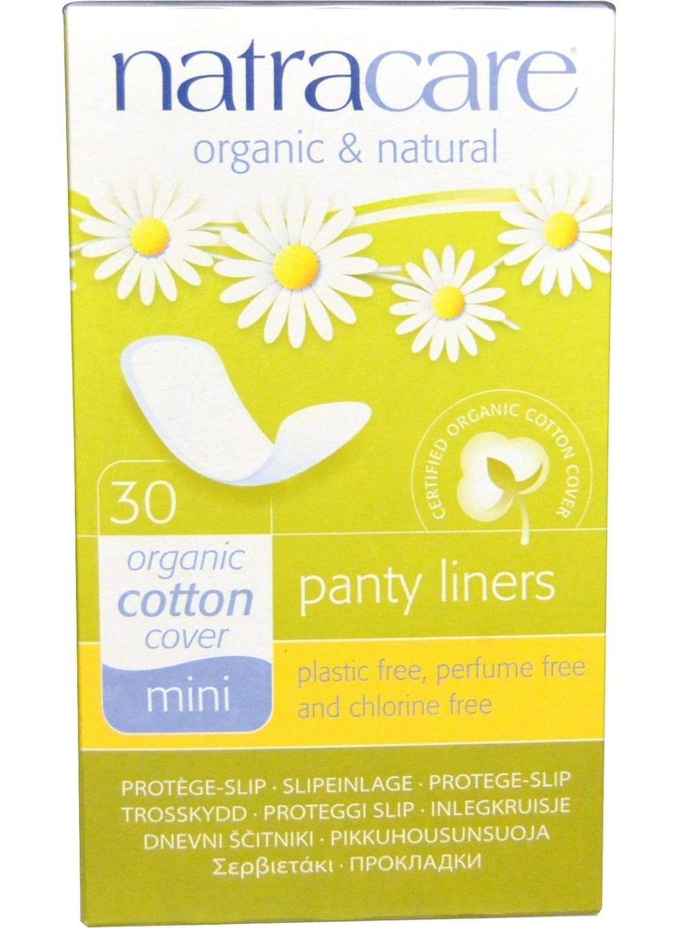 NATRACARE Natracare Panty Shields, 30 Count (Pack of 3) 