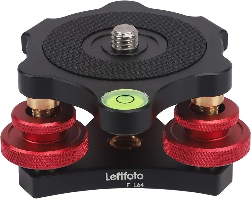 Leftfoto Tripod Leveler Stand with +/-5 Degree Precision Adjustment Bracket for Seestar s50/Panoramic Head Ball Head Video Head and Tripod - Image 1