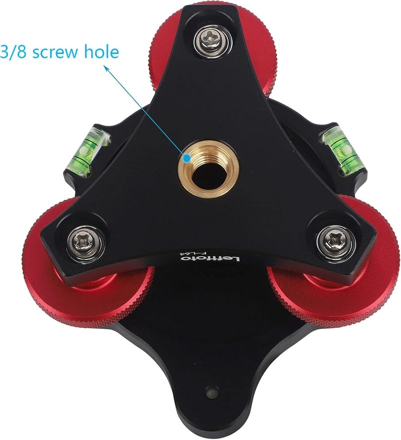Leftfoto Tripod Leveler Stand with +/-5 Degree Precision Adjustment Bracket for Seestar s50/Panoramic Head Ball Head Video Head and Tripod - Image 3