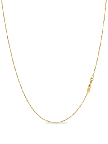 KEZEF 925 Sterling Silver Necklace for Women | Thin 0.7mm 18k Gold plated, Rose Gold chain for women, Silver chain necklace jewelry | cadena de plata 925 para hombre mujer - Image 3