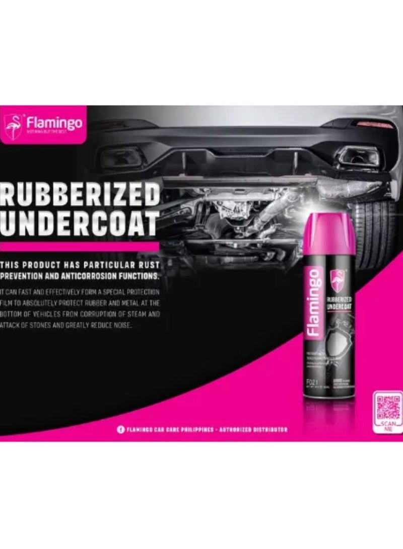 Flamingo Carcare Tech Rubber Interior Coating 500ml - Image 3