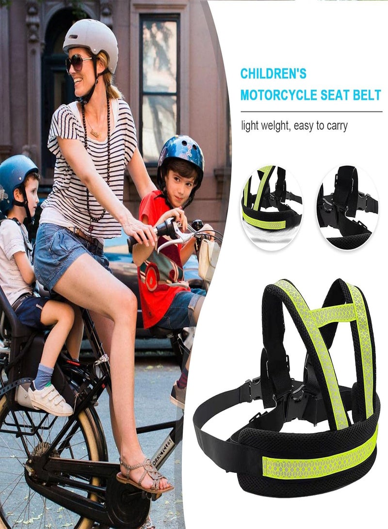 GGOOT Children's Motorcycle Seat Belt - Safety Belt for Kids Bikes | Reflective Webbing Kids Motorcycle Seat Belt - Image 3