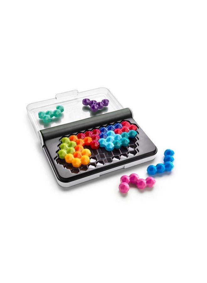 سمارت جيمز لعبة السفر Iq Six Pro للأطفال والكبار ، لعبة عقل لبناء المهارات - دعابة للعقل للأعمار من 8 سنوات فما فوق ، 120 تحديا في حالة مناسبة للسفر - Image 3