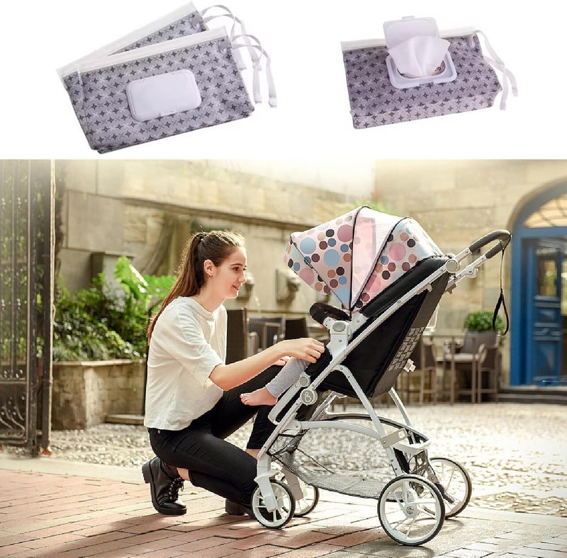 iHMeiju 4pcs Portable Baby Wipe Dispenser Set - Image 5