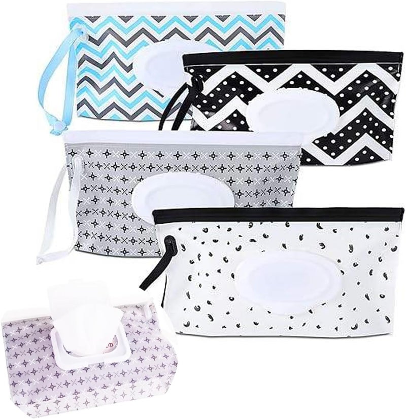 iHMeiju 4pcs Portable Baby Wipe Dispenser Set - Image 1