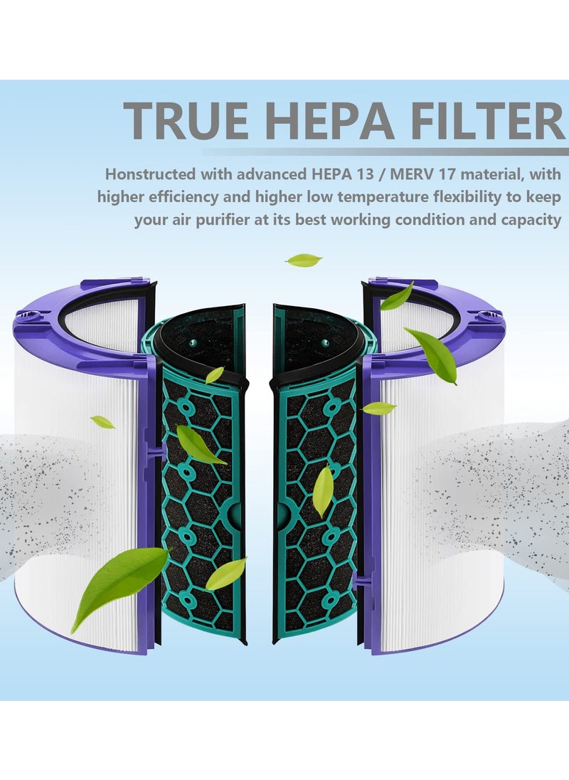 Excefore - Air Purifier Filter Replacement for Dyson Pure Cool Purifying Fan TP04 HP04 DP04, 2-in-1 True HEPA and Activated Carbon Filter, 360° Combi Design - Image 1