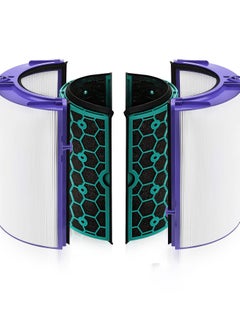 Air Purifier Filter Replacement for Dyson Pure Cool Purifying Fan TP04 HP04 DP04, 2-in-1 True HEPA and Activated Carbon Filter, 360° Combi Design