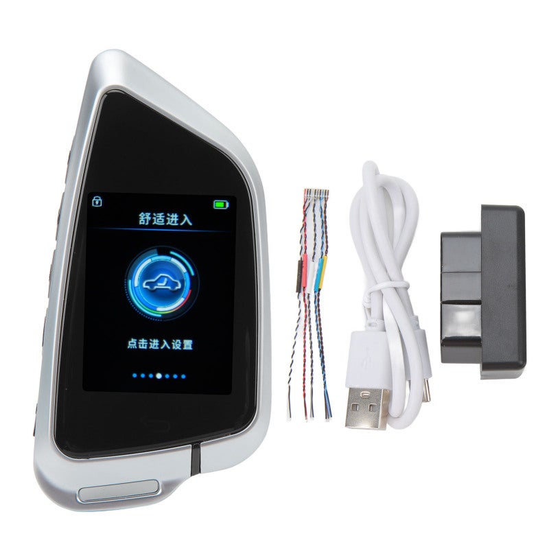 Smart Remote Car Key: Zinc Alloy Frame 100-Day Standby - Keyless Door Unlock Smart LCD Key for Car Owners with Keyless Entry Compatible Vehicles - Image 1