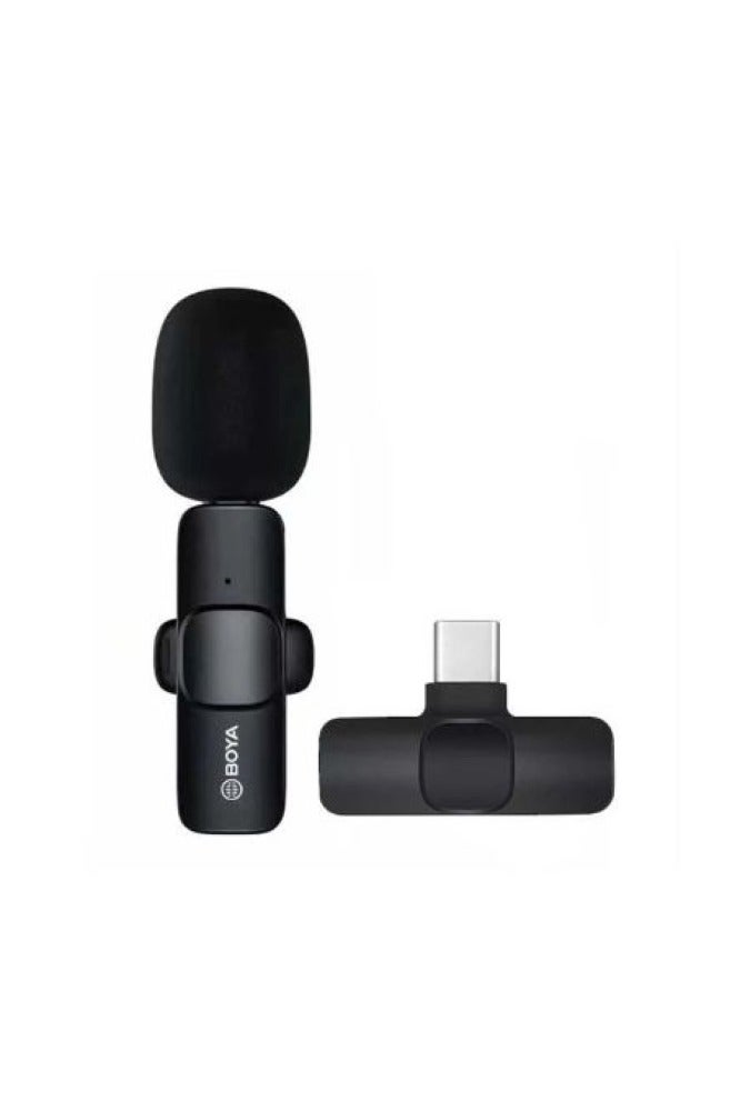 BOYA BOYA BY‑MW3 Dual Wireless Lavalier Microphone – Type‑C & Lightning, Plug‑and‑Play - Image 1