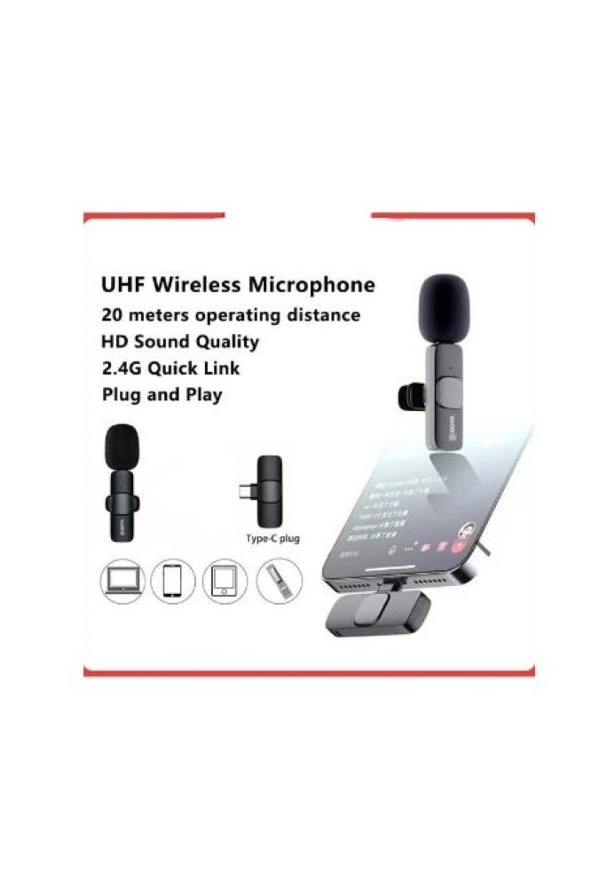 BOYA BOYA BY‑MW3 Dual Wireless Lavalier Microphone – Type‑C & Lightning, Plug‑and‑Play - Image 3